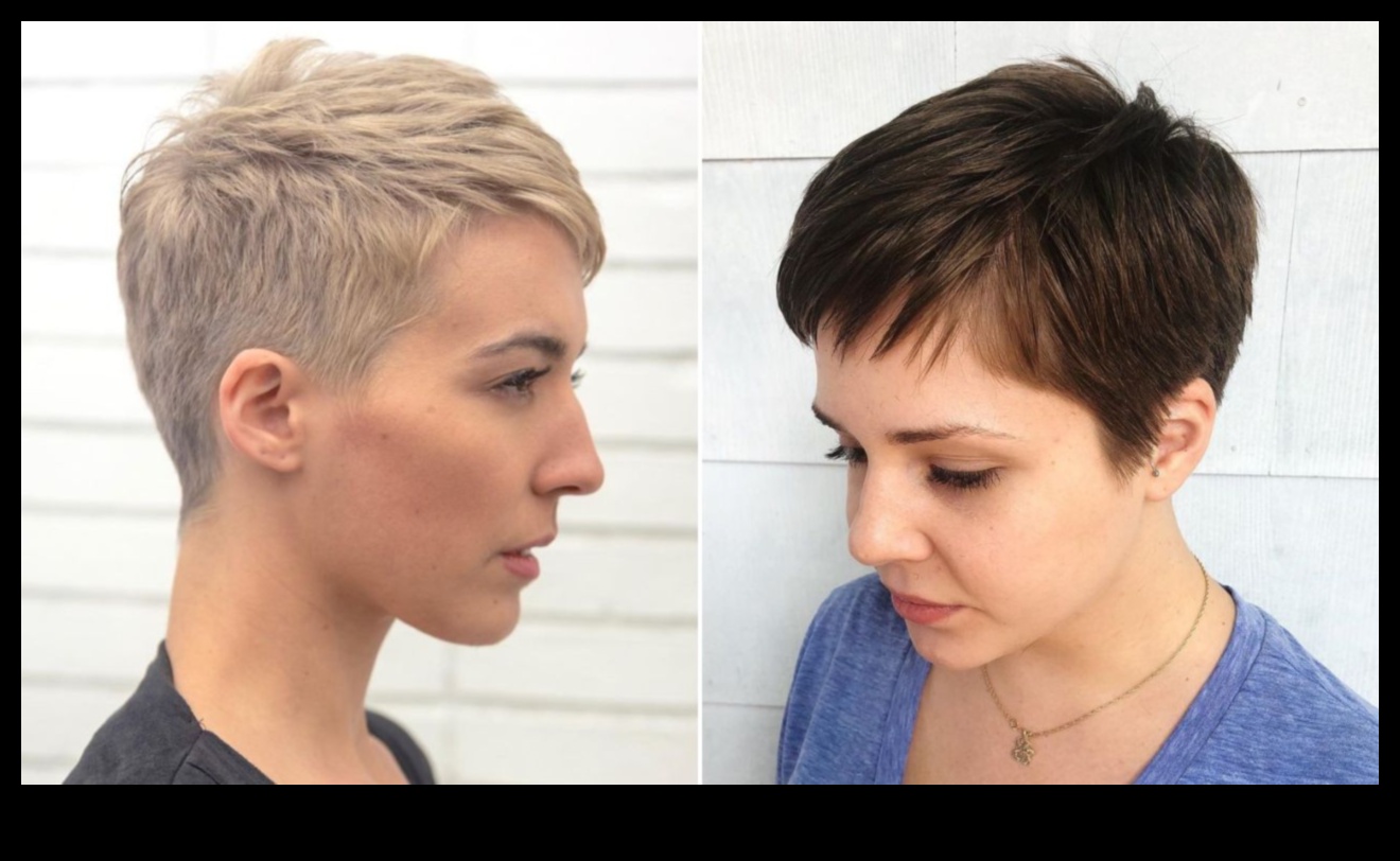 שיק קרופ: תסרוקות מודרניות קצרות למראה אופנתי