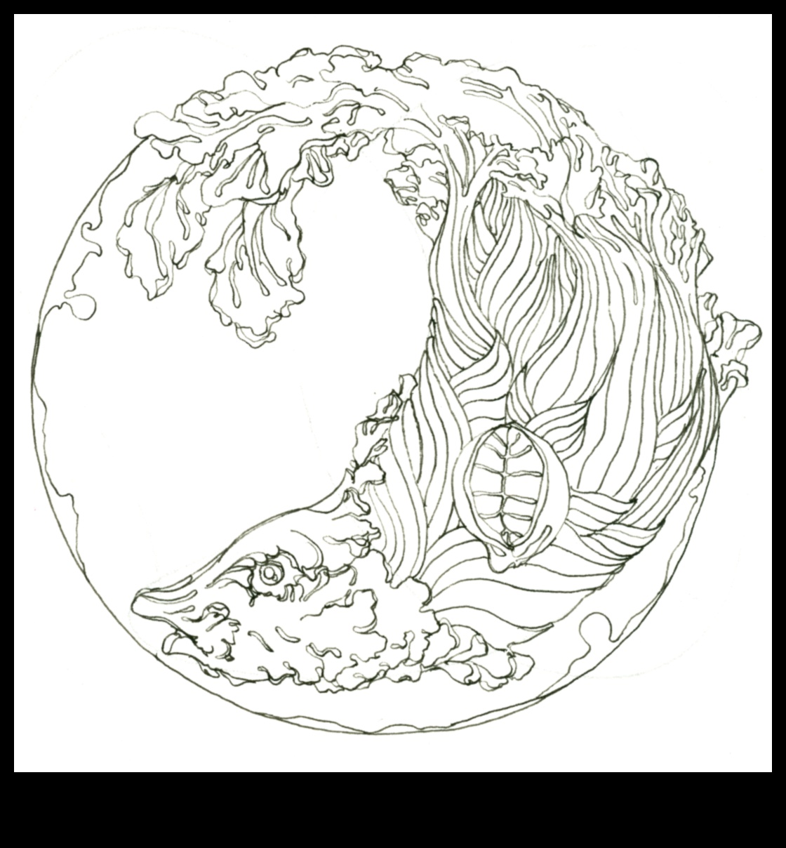 אמנות הקווים: חקר קווי מתאר ותנועה בדיו