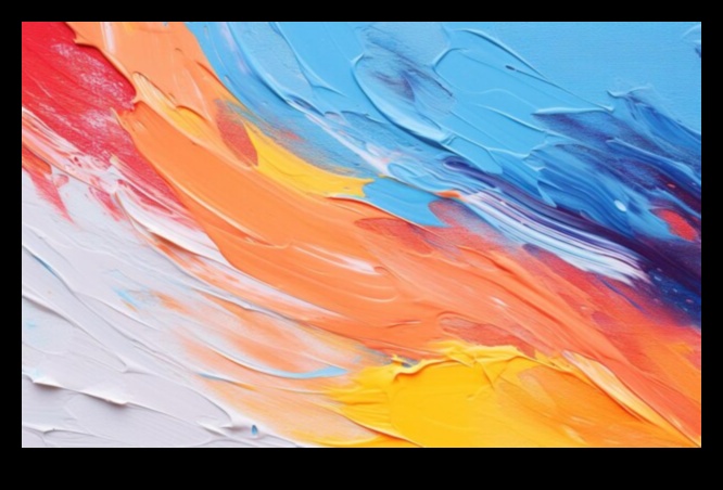 הפשטות צבעוניות: חקר חיוניות בציורים מופשטים