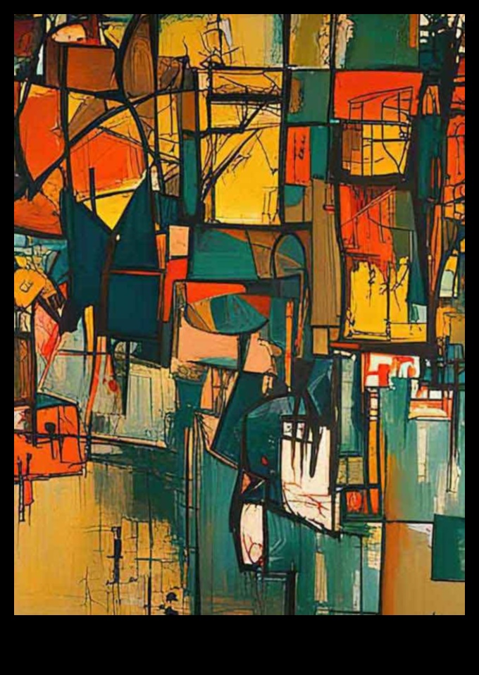 הפשטות צבעוניות: חקר חיוניות בציורים מופשטים