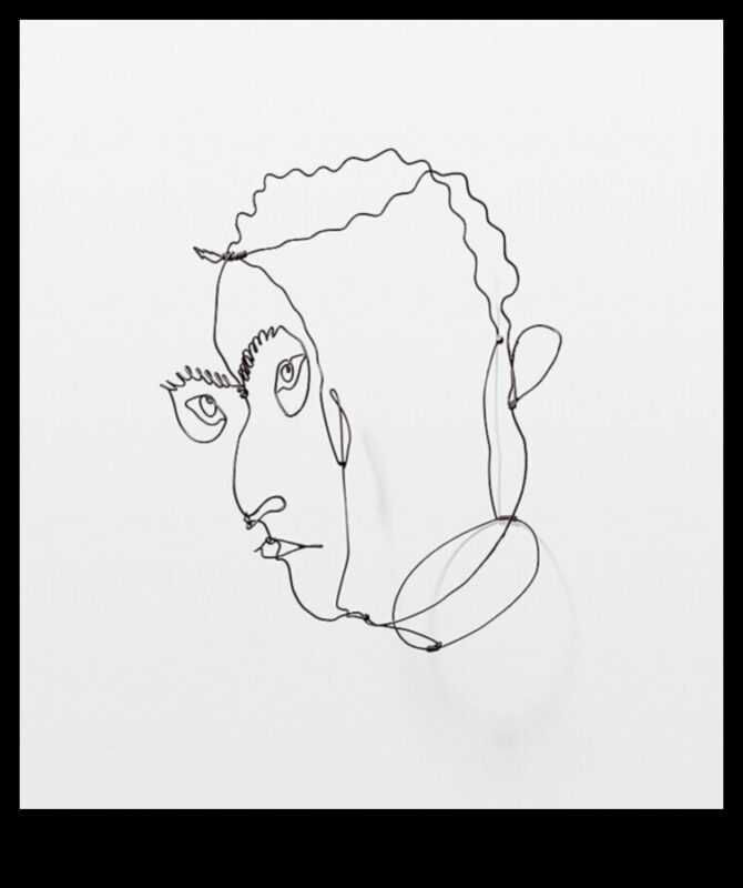 אמנות הקווים: חקר קווי מתאר ותנועה בדיו