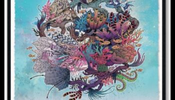 אקווה אומנים: חוגגים אמנים מודרניים בהשראת החיים הימיים