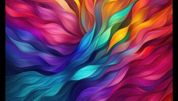 הפשטות צבעוניות: חקר חיוניות בציורים מופשטים