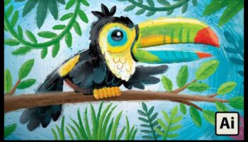 מברשות יצירתיות: ציור סיפורים בצורה המחשה