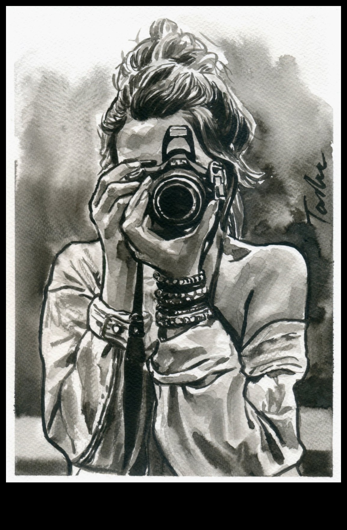 ציור עם דיו ורגש: יצירת סצנות מעוררות