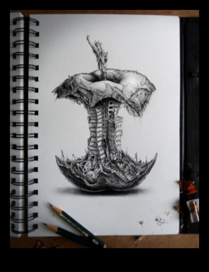 שרטוט גרפיט להרפיה: מציאת זן באמנות עיפרון